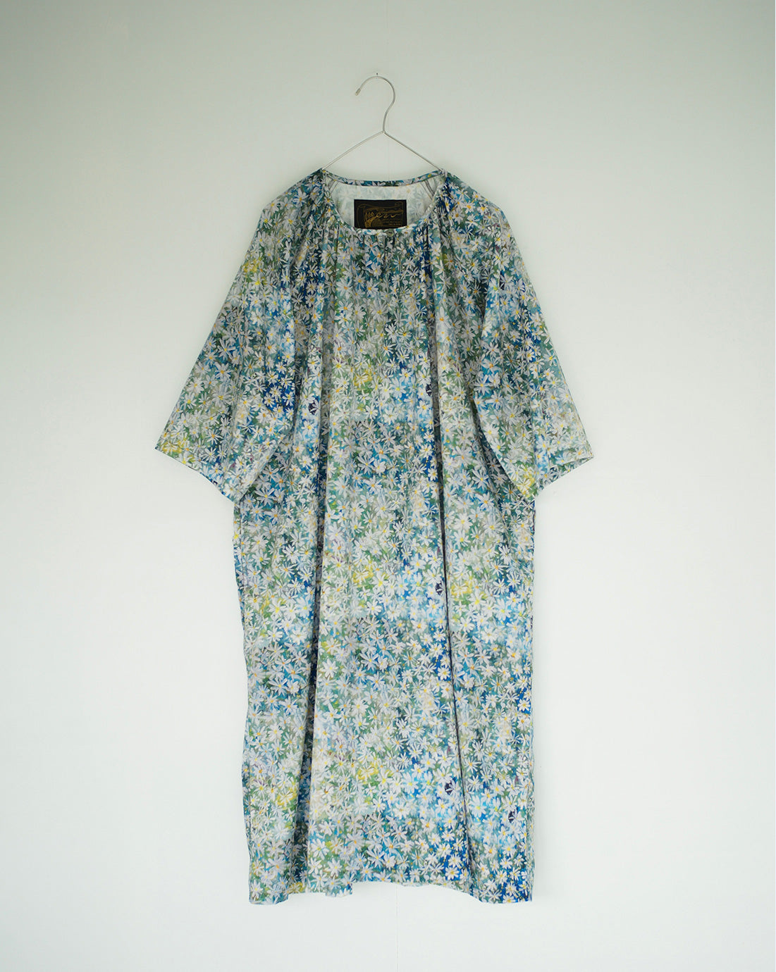 white flowers shepherd dress